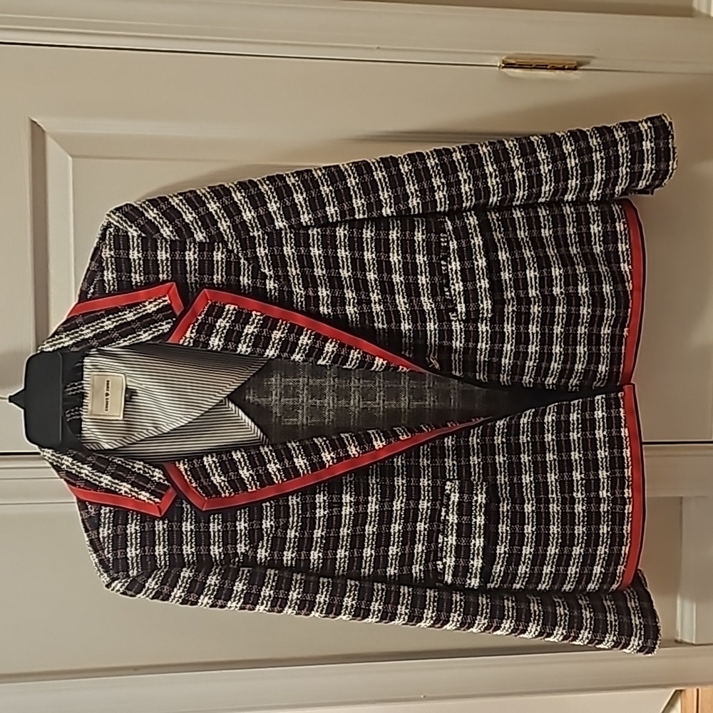 Court & Rowe Blazer Red White Blue Size 8